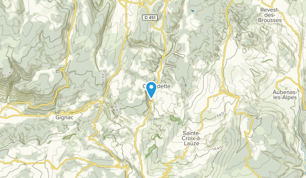 Oppedette, Provence-Alpes-Côte d'Azur Map