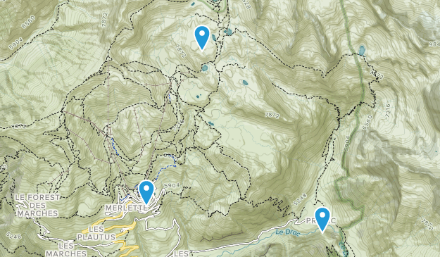 Orcières, Provence-Alpes-Côte d'Azur Map
