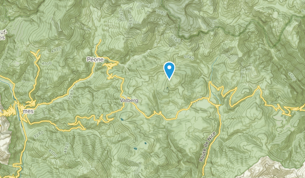 Péone, Provence-Alpes-Côte d'Azur Map