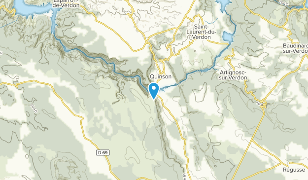 Quinson, Provence-Alpes-Côte d'Azur Map