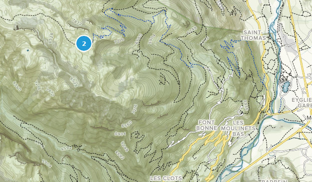 Réotier, Provence-Alpes-Côte d'Azur Map