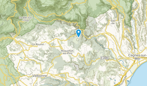 Roquefort-les-Pins, Provence-Alpes-Côte d'Azur Map