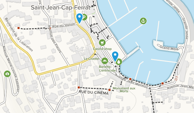 Saint-Jean-Cap-Ferrat, Provence-Alpes-Côte d'Azur Map