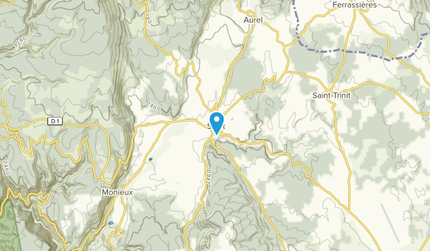 Sault, Provence-Alpes-Côte d'Azur Map