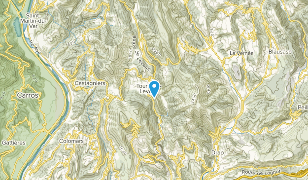 Tourrette-Levens, Provence-Alpes-Côte d'Azur Map