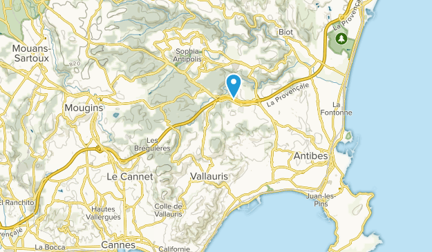 Vallauris, Provence-Alpes-Côte d'Azur Map