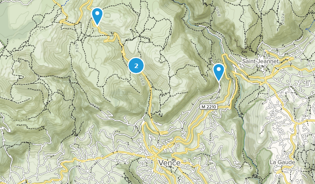 Vence, Provence-Alpes-Côte d'Azur Map