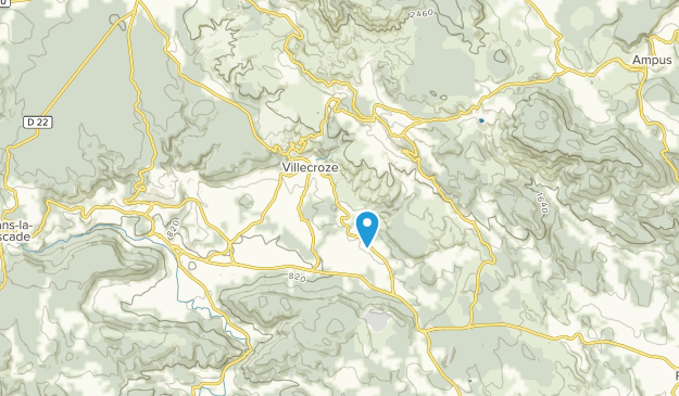 Villecroze, Provence-Alpes-Côte d'Azur Map
