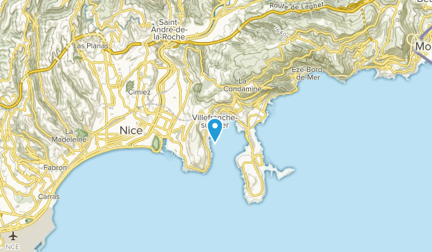 Villefranche-sur-Mer, Provence-Alpes-Côte d'Azur Map