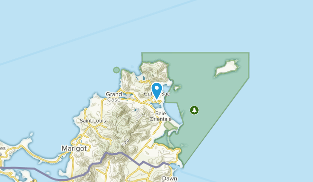 Cul de Sac, St. Martin Map