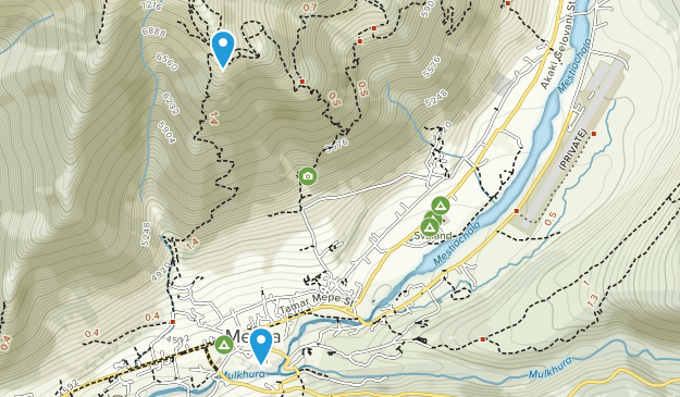 Mestia, Mingrélie-Haute Svanétie Map