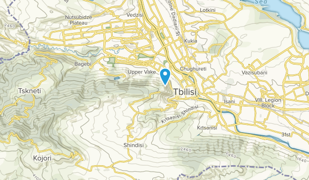 Okrokana, Tiflis Map