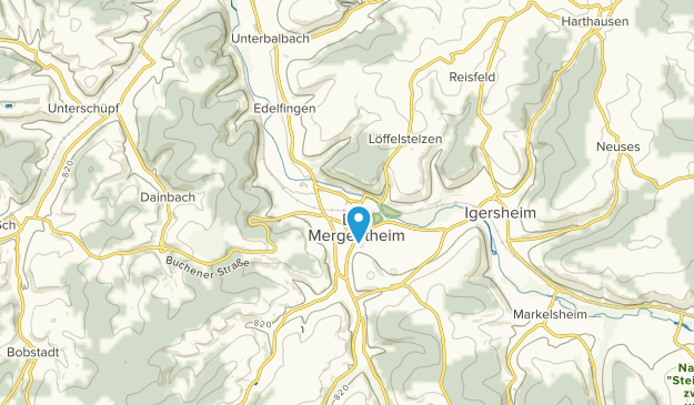 Bad Mergentheim, Baden-Wurtemberg Map