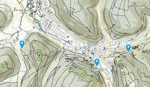 Bad Urach, Bade-Wurtemberg Map