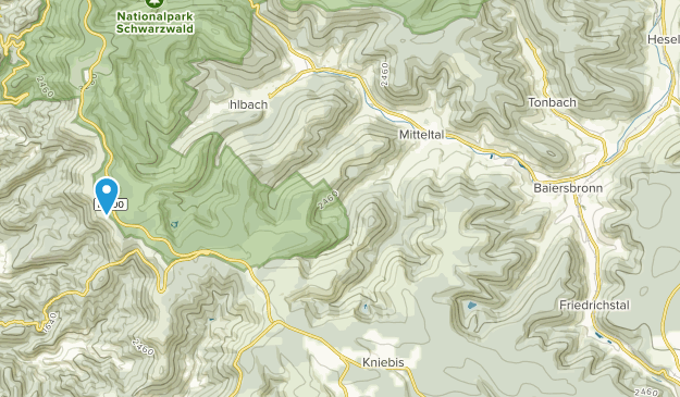 Baiersbronn, Baden-Wurtemberg Map
