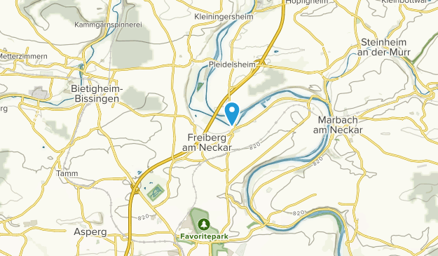 Freiberg am Neckar, Baden-Wurtemberg Map