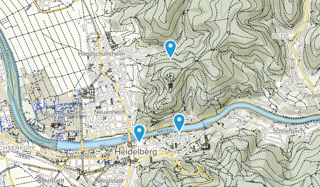 Heidelberg, Baden-Wurtemberg Map