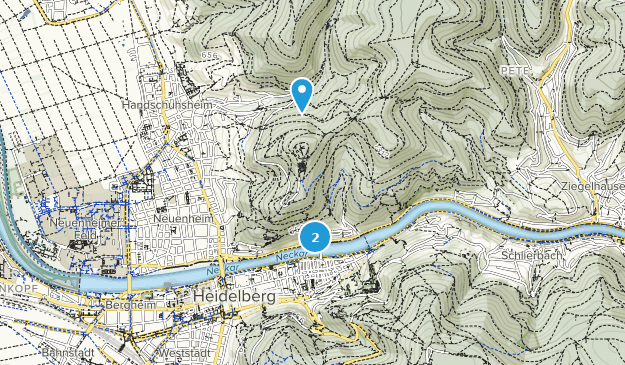 Heidelberg, Baden-Württemberg Map