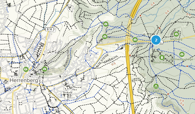 Herrenberg, Bade-Wurtemberg Map