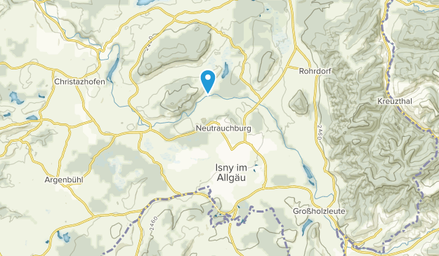 Isny im Allgäu, Bade-Wurtemberg Map