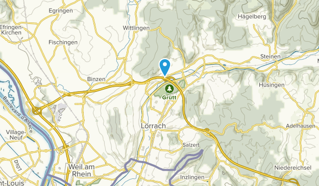 Lörrach, Bade-Wurtemberg Map