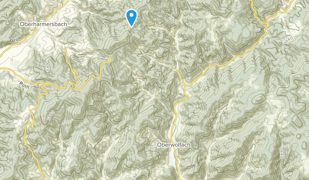 Oberwolfach, Baden-Wurtemberg Map