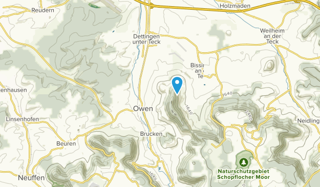 Owen, Bade-Wurtemberg Map