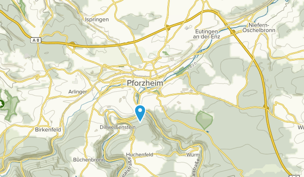 Pforzheim, Bade-Wurtemberg Map