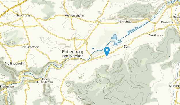Rottenburg am Neckar, Bade-Wurtemberg Map