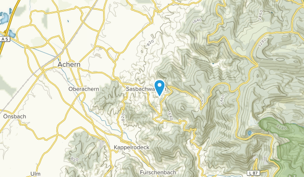Sasbachwalden, Bade-Wurtemberg Map