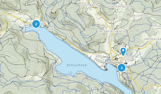 Schluchsee, Baden-Württemberg Map