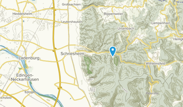 Schriesheim, Bade-Wurtemberg Map