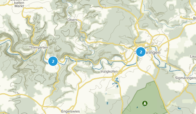 Sigmaringen, Bade-Wurtemberg Map