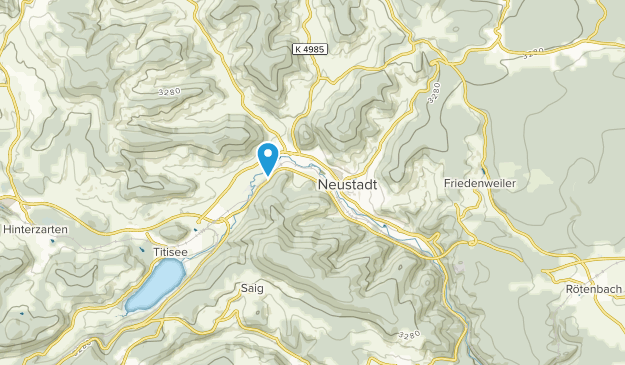 Titisee-Neustadt, Bade-Wurtemberg Map