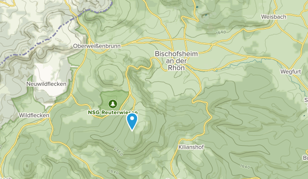 Bischofsheim a. d. Rhön, Bavaria Map
