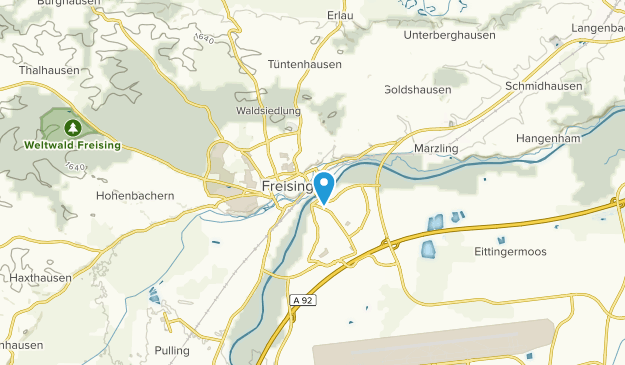 Freising, Baviera Map