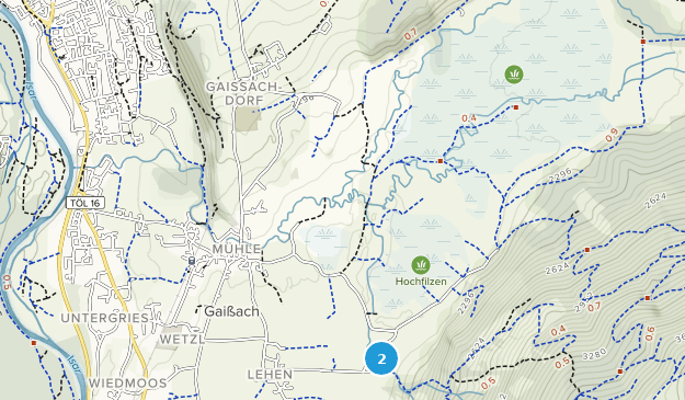 Gaißach, Bavière Map