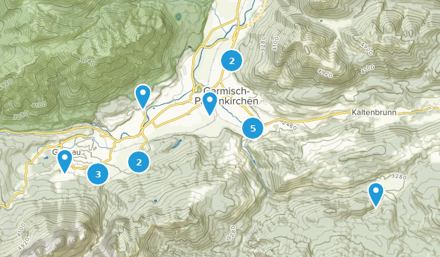 Garmisch-Partenkirchen, Bayern Map