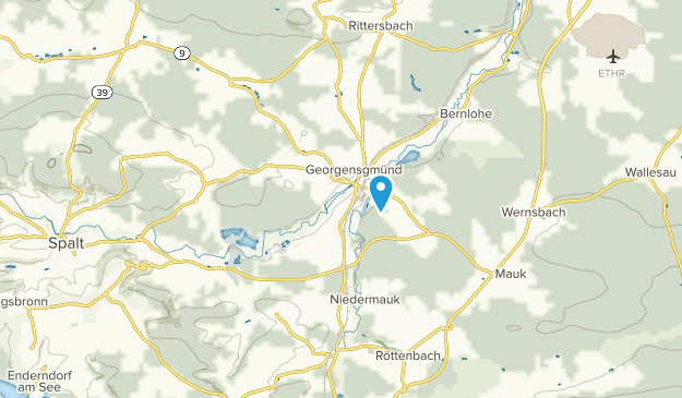 Georgensgmünd, Bavière Map