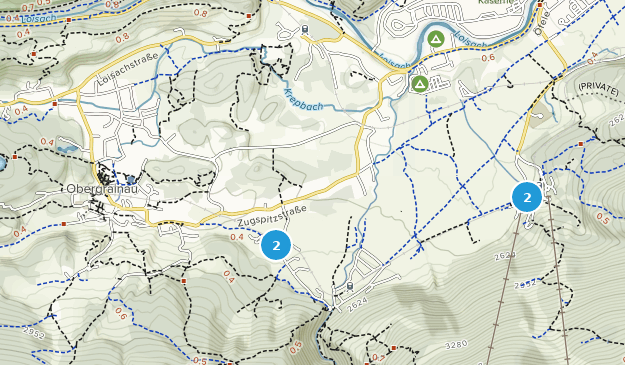 Grainau, Bavaria Map