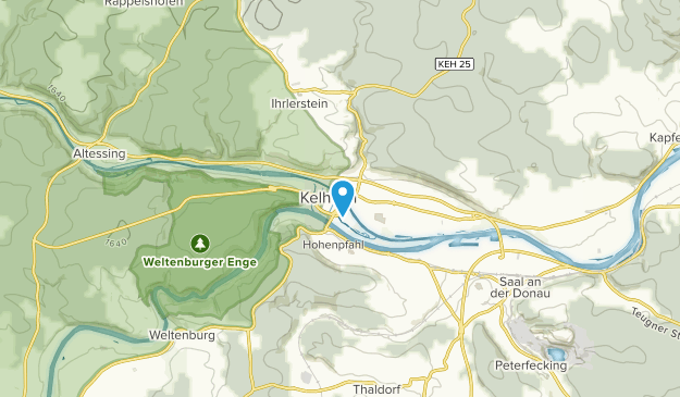 Kelheim, Baviera Map