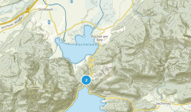 Kochel , Bavaria Map