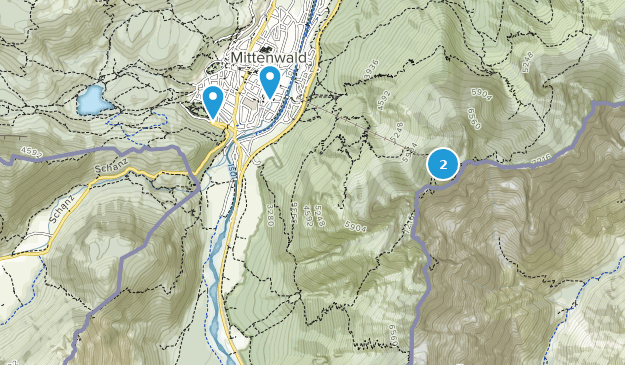 Mittenwald, Bayern Map