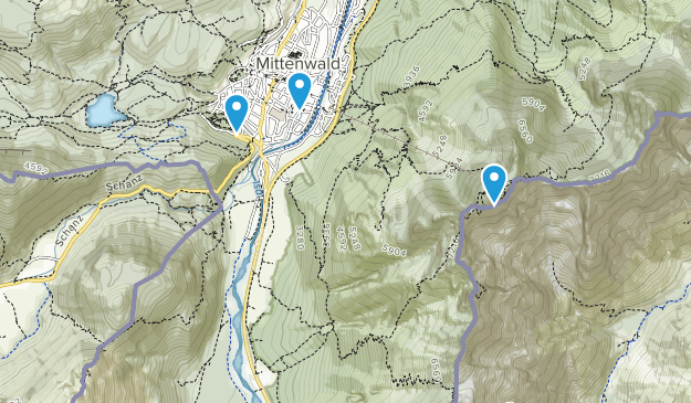 Mittenwald, Bavaria Map