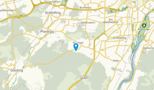 Neuried, Bavière Map