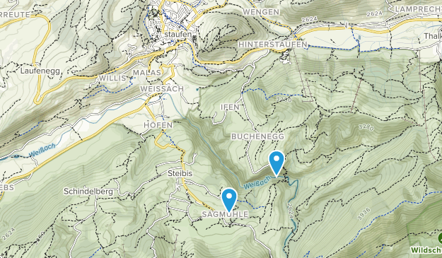 Oberstaufen, Baviera Map