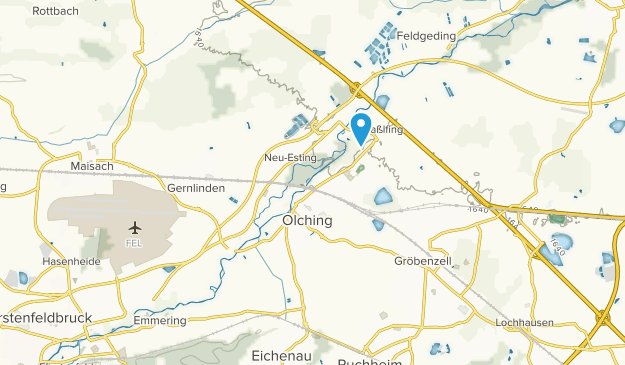 Olching, Bavière Map