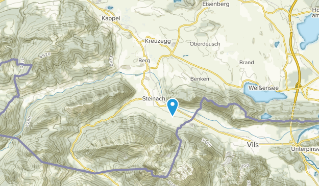 Pfronten, Bavière Map