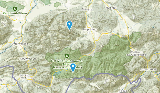 Ruhpolding, Bayern Map