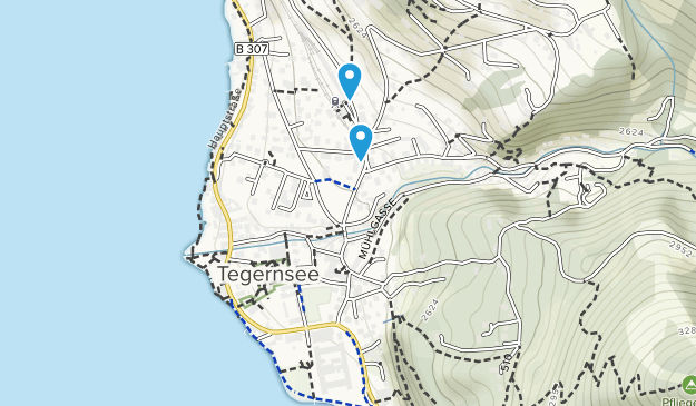 Tegernsee, Bavière Map